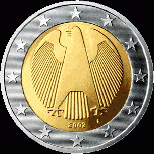 2 Euro UNC Duitsland